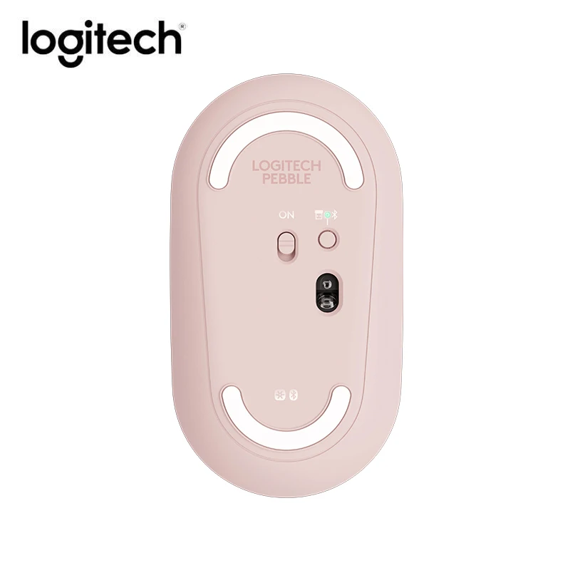 НОВАЯ тонкая и легкая Бесшумная Bluetooth Мышь Logitech PEBBLE портативная современная