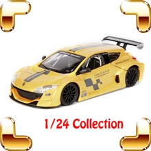 New Year Gift Renault 1/24 Model Metal Car Sports Racing Collection Vehicle Alloy Model Scale Fans Present Toy Boys Decoration