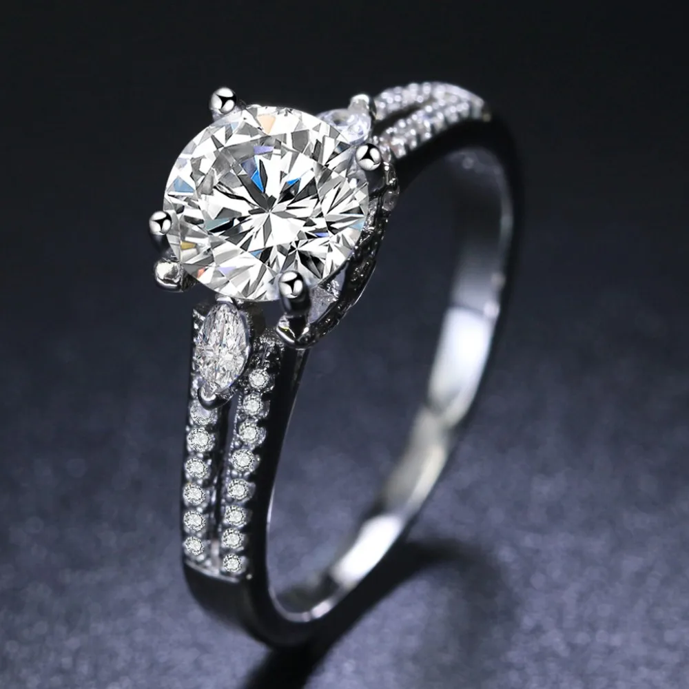 NEW ARRIVAL elegant RING Silver color durable Plated exquisite Ring