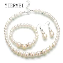 Хит, модное, Европейское и американское классическое ожерелье с искусственным жемчугом, ювелирные изделия невесты, корейские ювелирные изделия ручной работы из бисера jewe