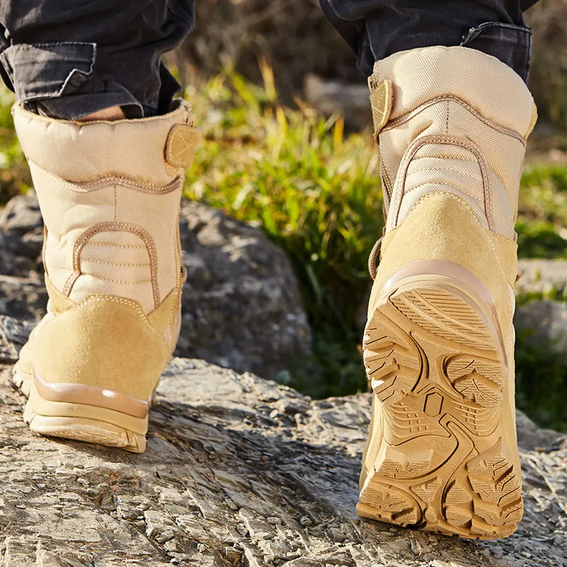 Г. Высококачественная тактическая Уличная обувь для пустыни мужские сапоги в стиле милитари мужские армейские ботинки размер 38-46
