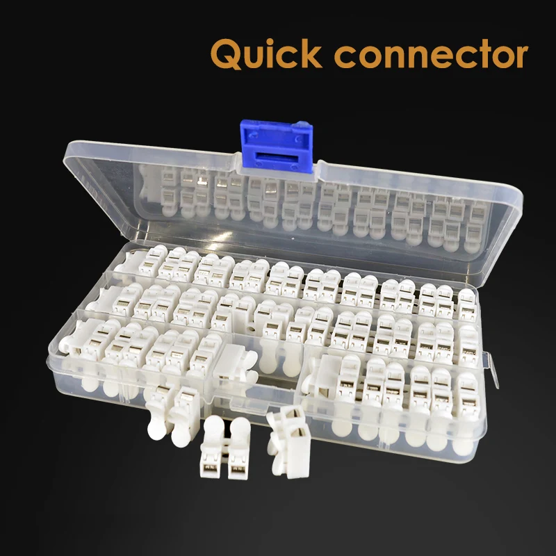 

30 pcs High Quality Quick Splice Lock Wire Connectors CH2 2Pins Electrical Cable Terminals wiring Terminal