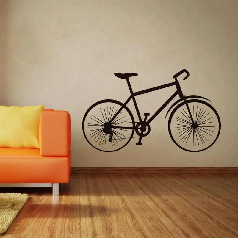 Por Bicycle Room Decor Lots From Dctop Clic Bicycle Wall Decals Home Decor High Quality Wheel Bike Art For