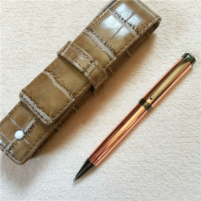 

ZY send a refill ballpoint Pen and pen bag School Office Stationery roller ball pens men women business gift send friend 017