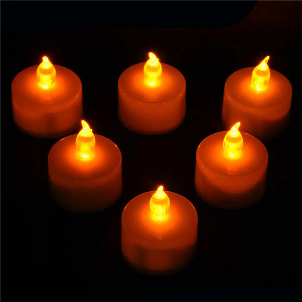 New Flickering Light Flameless LED Tealight Tea Candles Holiday Party