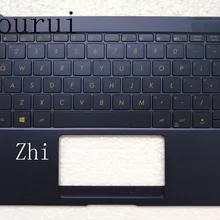 Yourui для ASUS Zenbook UX390 UX390UA синяя клавиатура с подставкой верхний чехол