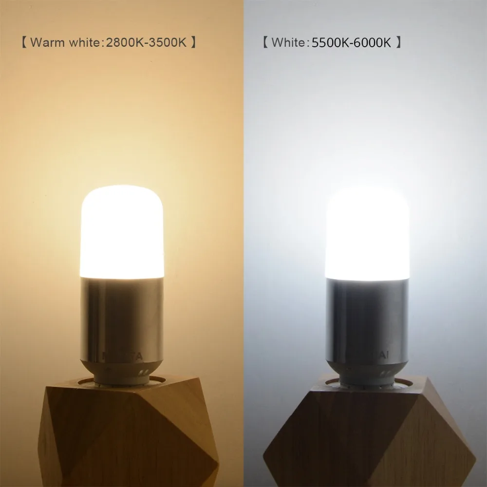 Реальный Мощность не мигает E27 светодиодный Лампа 220V 110V Крытый E14 Свеча