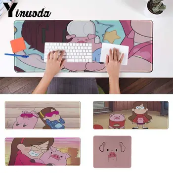 

Yinuoda Hot Sales Gravity Falls pig Rubber PC Computer Gaming mousepad Computer Laptop Anime extended mouse pad muismat gaming