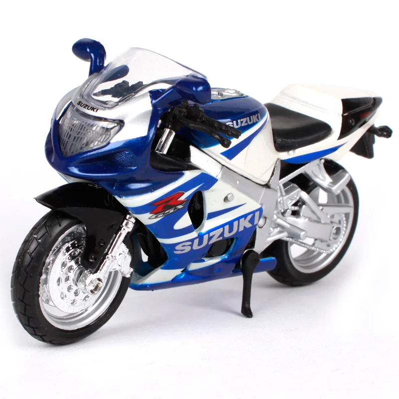 Maisto 1:18 GSX R750 белый синий мотоцикл литье под давлением для Suzuki 11 4X4 4X6 3 модель