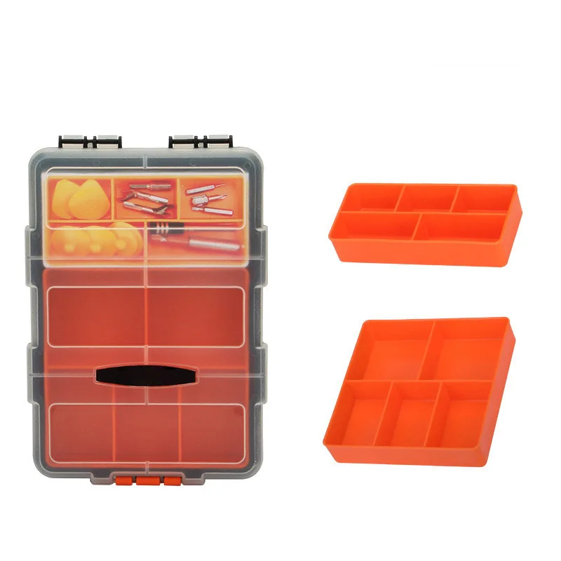 Ящик для инструментов пластиковая отвертка контейнер для хранения электронные детали, болты отвертки CLH@ 8
