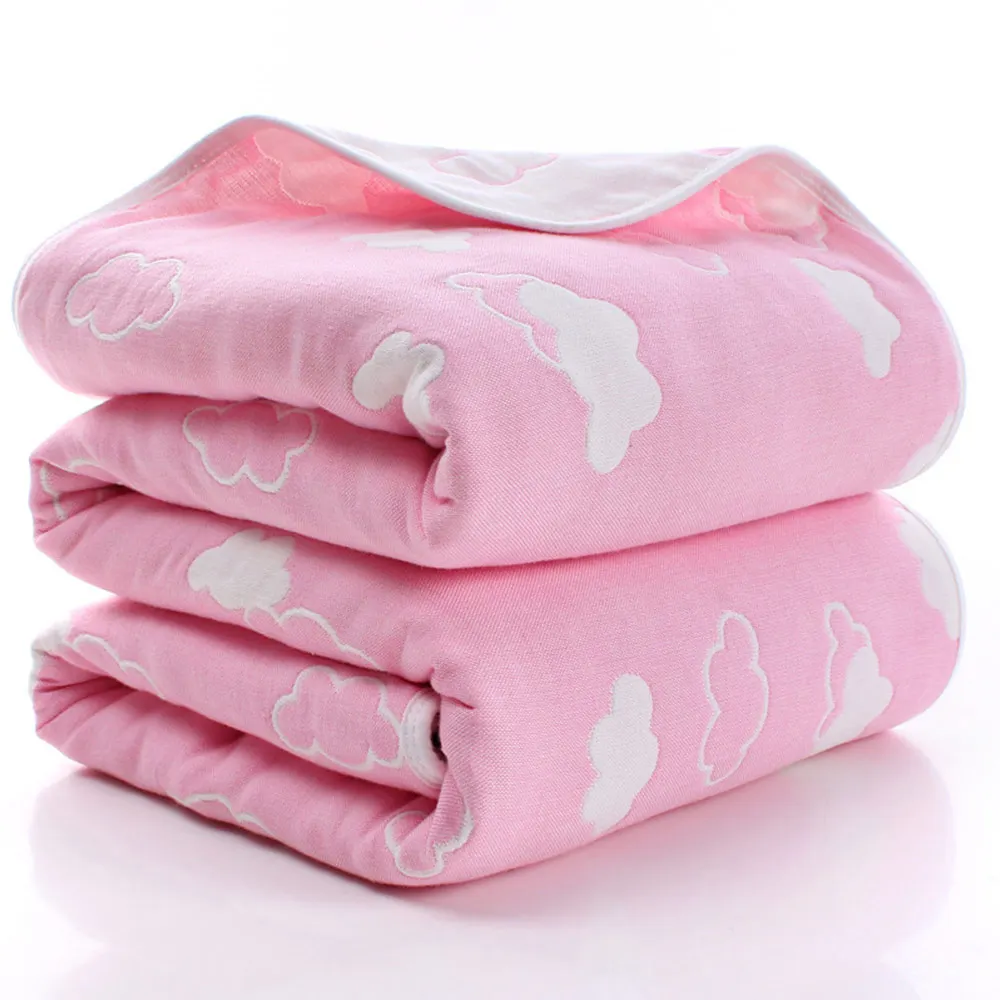 Детское одеяло 110*110 см Муслин Хлопок 6 слоев толстое одеяло для пеленания новорожденных Осень пеленание ребенка постельные принадлежности одеяло для новорожденных