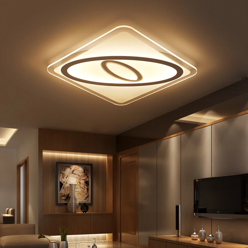 

2017 new slim main bedroom lamp LED ceiling lamp modern minimalist circular apartment living art Ceiling Lights LU628 ZL429
