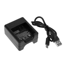 For Sport Action Camera Battery Charger New Dual Charger Dock USB Cable for Xiao Yi 2 AZ16-1 battery Sports Action Camera