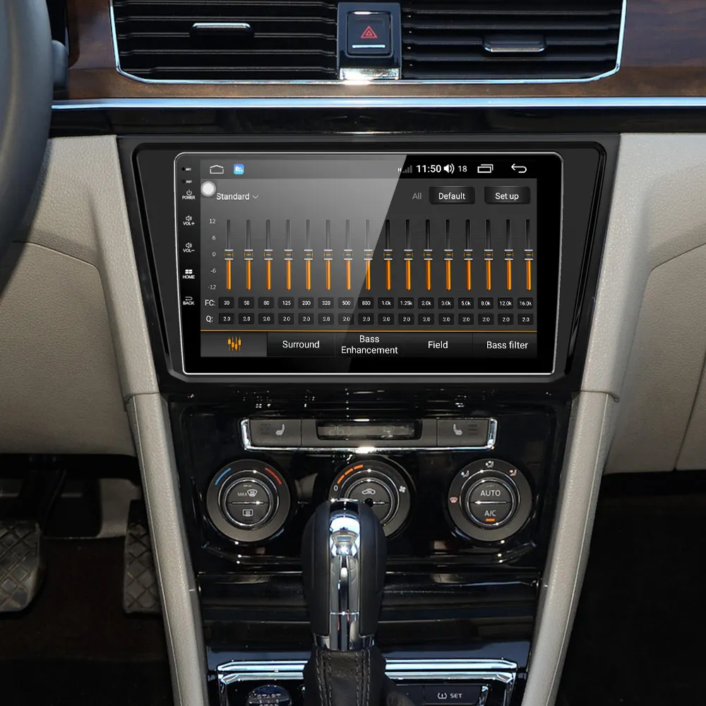 Zwnav автомобиль двойной Din рамка радио фасции панель DVD тире внутренняя отделка для Volkswagen Bora