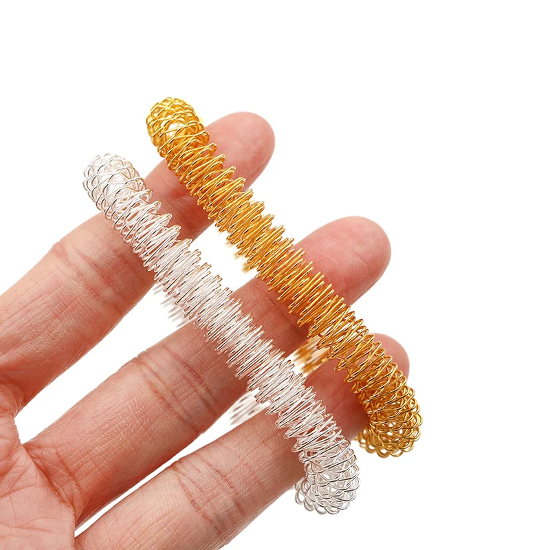 Men And Women Wrist Hand Acupuncture Bracelet Metal Massage Ring Health Care Tool Wrists Relaxation Massager Supplies Finger Massage Ring