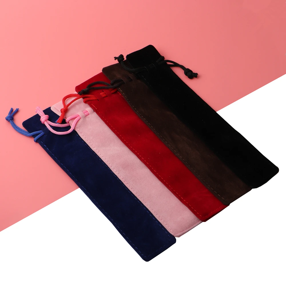 

10PCS/LOT GENKKY Pencil Case Cute School Supplies BTS Stationery Gift School Cute Pencil Box Pencilcase Velvet Pouch Pencil Bag