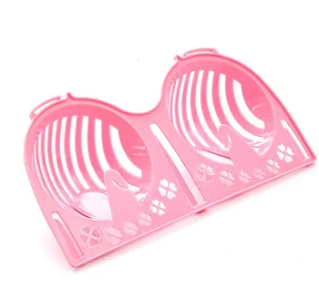 

[Free shipping] Pink Anti-deformation Bra Storage Rack, Underwear Shelf Organizer Without Hook (3 Pieces/Lot)