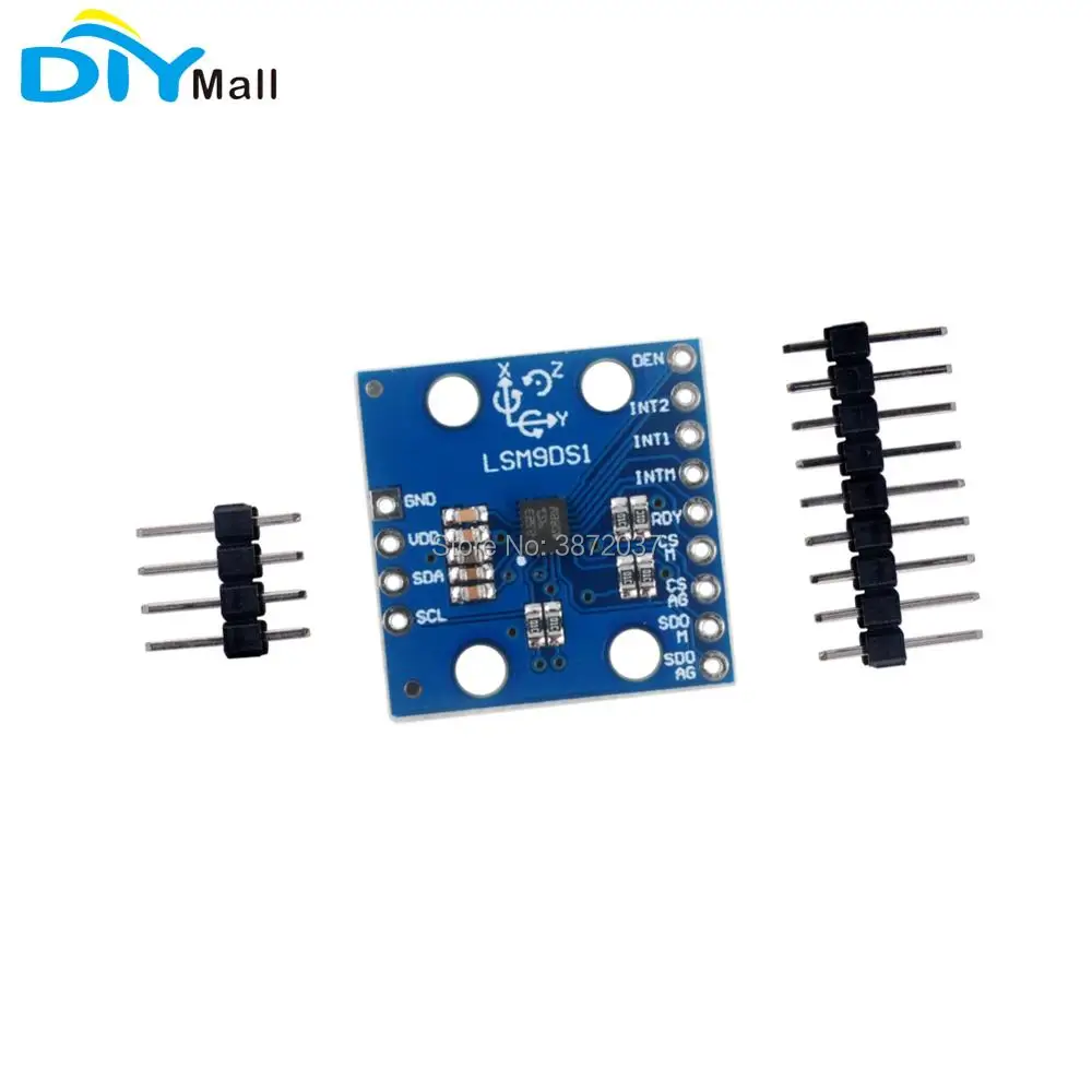 

LSM9DS1 9DoF IMU Precision SPI I2C Breakout Accelerometer Sensor Magnetometer Gyroscope Module for Arduino