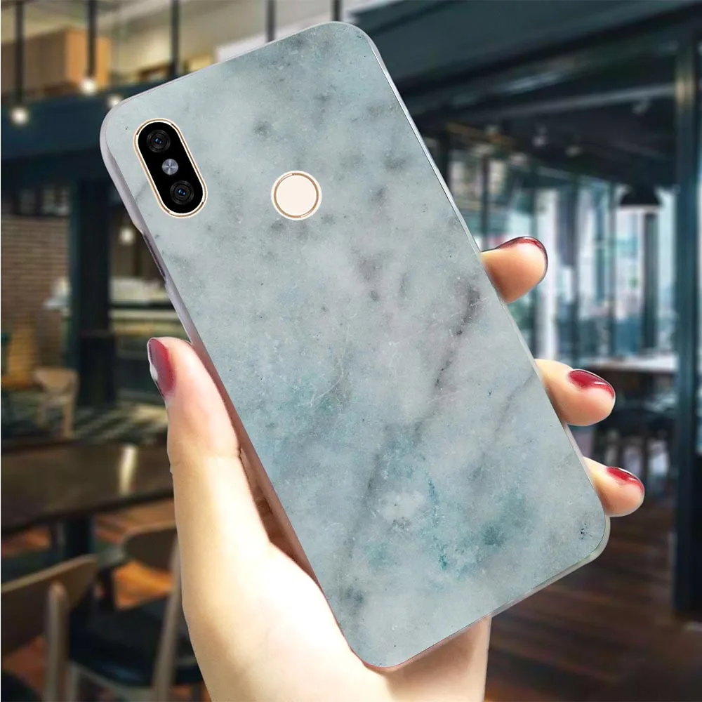 

Hard Cover for Xiaomi Mix 2S Pure Marble Case for Xiaomi Mi A1 Cases A2 Lite 6 8 F1 Back Covers Shockproof