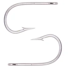 Крючки большого размера из нержавеющей стали для ловли больших рыб, таких как сом или Акула, всего 100 шт