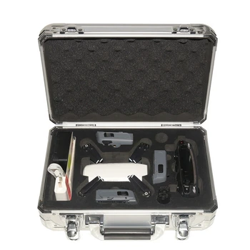 

for DJI Spark FPV Drone Waterproof Portable Carrying Storage Aluminum Case Box Futural Digital JULL12