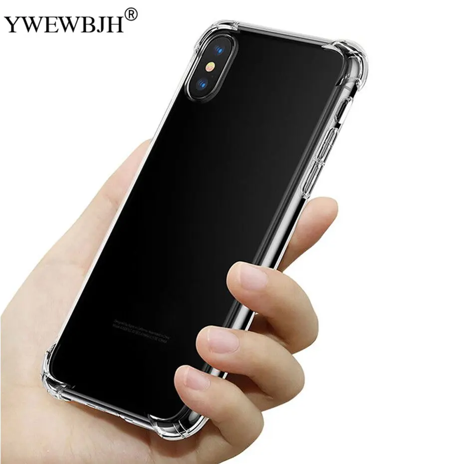 

YWEWBJH For iPhone X XS Max Case For iPhone 7 8 Plus Shockproof Soft Silicone Phone Case For iPhone XS XR 8 7 Cover