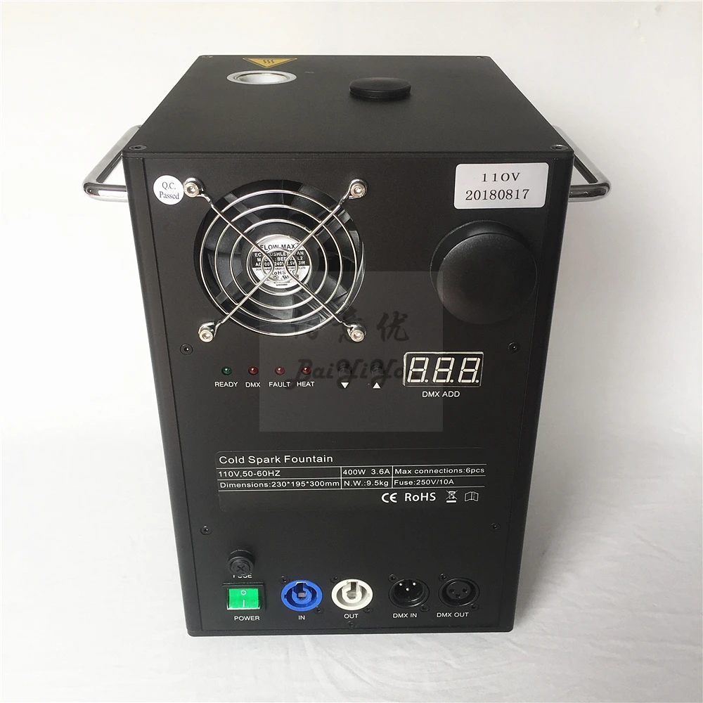 2 шт./лот Новинка 750W пульт DMX управления стадии холодной Spark фейерверк Sparkular машина
