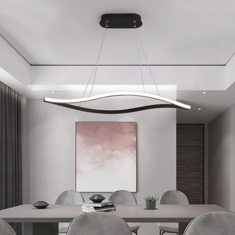 

Minimalism Modern LED Pendant Chandelier For Dining Kitchen Room Bar AC85-265V Aluminum Hanging Pendant Chandelier Lamp Fixtures