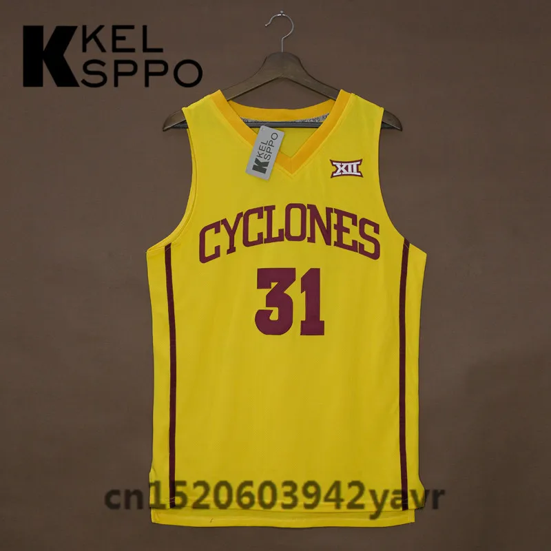 Custom Adult Throwback Basketball Jerseys 31 Niang Iowa state
