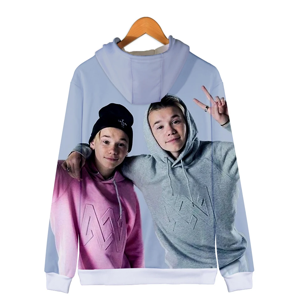 Marcus and Martinus Harajuku Zipper Jacket Marcus Martinus 3D Hoodies Sweatshirt Women/Men singer Hoodies Women Plus Size