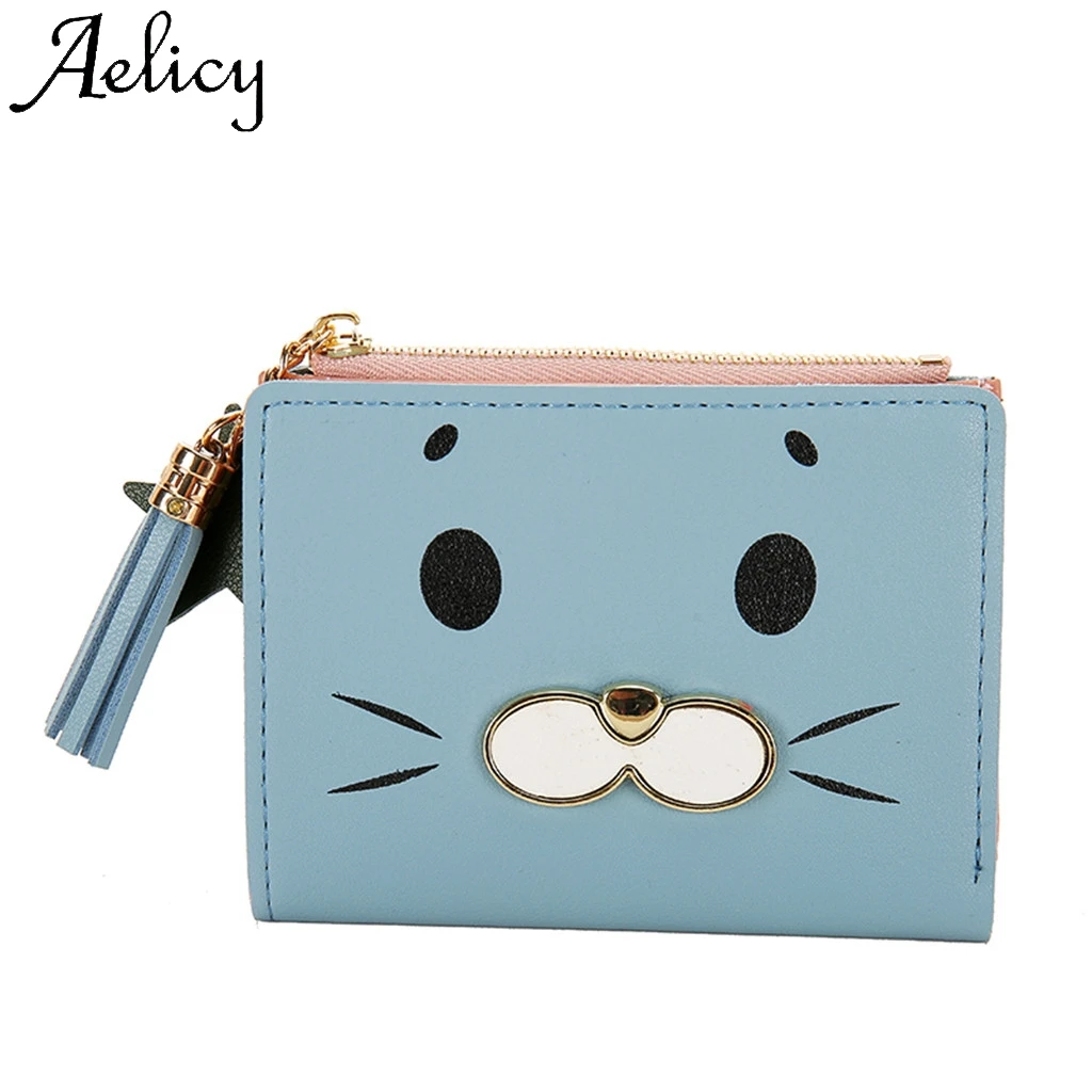 Aelicy Mini/Женская однотонная сумка высокого качества простые карманные кошельки