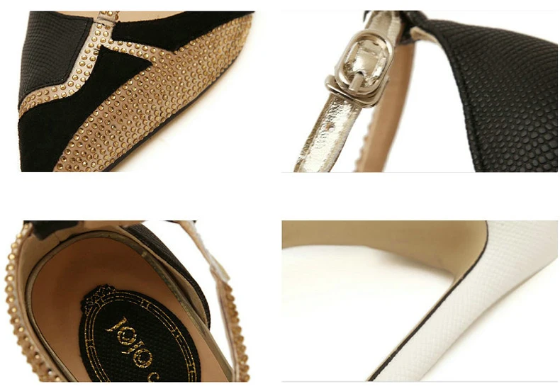 Women's Pumps Shoe Party High Heel Shoes Women White Sexy Heels Rivet Buckle Strap Pumps High Heels Shoes Woman 12 cm Wedding (17)