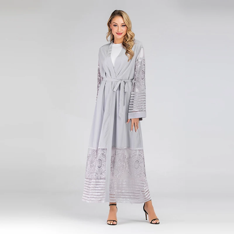Кимоно Рамадан abaya Robe Femme пальто Дубаи женские мусульманские платья кафтаны