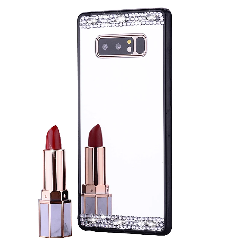 Mirror Bling Case for Samsung Galaxy S10 S10e S9 S8 Note 8 9 J6 Plus A6 A8 J4 J8 A7 J2 Pro 2018 Crystal Phone Coque |