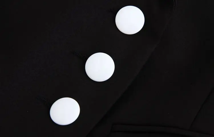 Асимметричный Одноцветный женский костюм модный косой placket тонкий маленький костюм+ девять брюк офисный OL профессиональный костюм