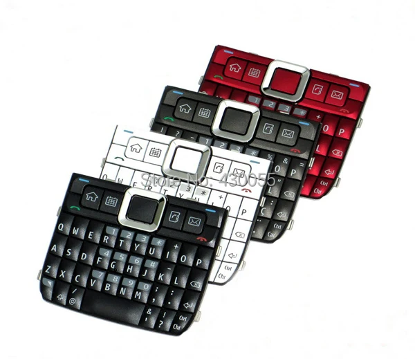 New Housing Home Function Main Keypads Keyboards Buttons Cover For Nokia E71 White/Black/Red/Grey