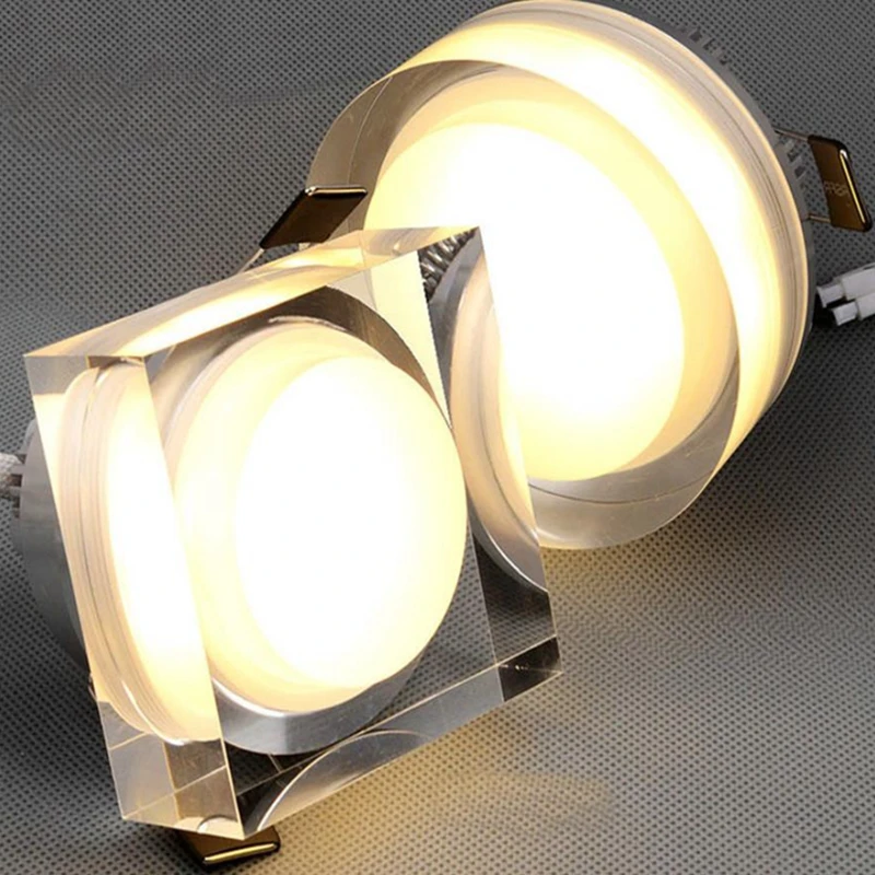 

LukLoy Modern Embedded LED Ceiling Lamp Ceiling light for Living Room Foyer Bedroom Porch Home Decoration Lighting Fixtures Spot