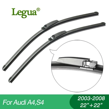 

Legua car winscreen Wiper blades for Audi A4,S4(2003-2008),22"+22",Boneless, windshield, wiper rubber