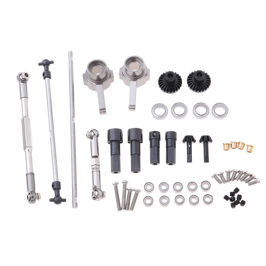 Metal Rear Axle Upgrade Parts for WPL B1 B14 B24 C14 C24 B16 B36 RC Trucks