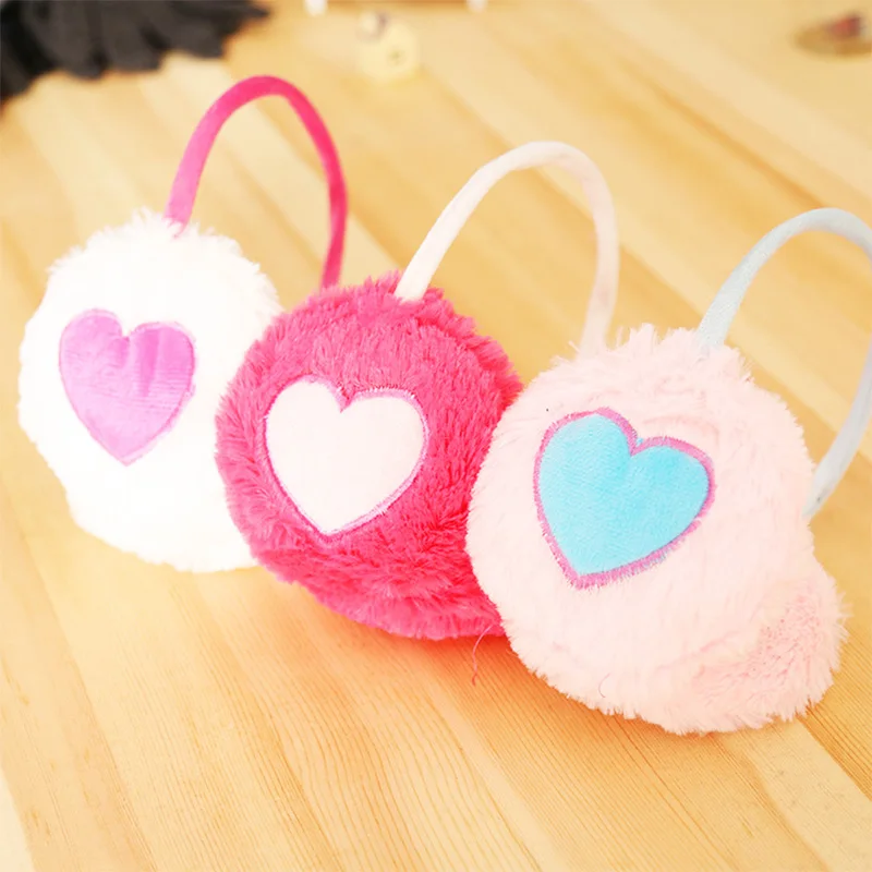Девушки Наушники новые плюшевые Женская зимняя обувь Earmuff теплый наушники музыки