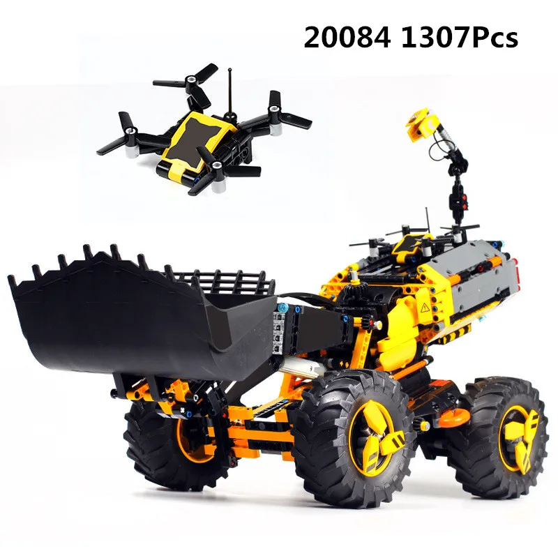 

Lepin 20084 Building Blocks Bricks 2 in 1 Technic Series Volvo Concept Wheel Loader ZEUX Compatible Legoing 42081 Kids Funny Toy