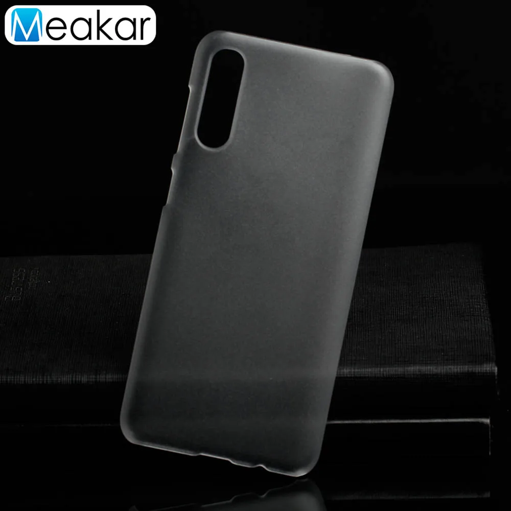 Матовый пластиковый чехол для Samsung Galaxy A50, чехол для Samsung Galaxy A50 SM-A505F SM A505F, задняя крышка для телефона - Цвет: Transparent