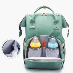Сумка для подгузников с USB интерфейсом большой емкости непромокаемая сумка наборы Мумия Материнство путешествия рюкзак для кормления