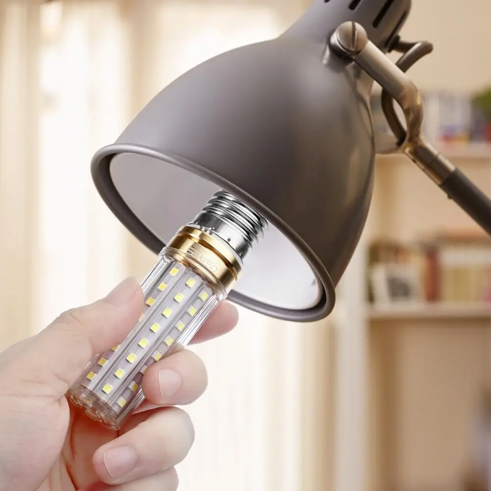 

6w7w8w9w14w16w18w Chandelier Candle LED Light E27 LED Lamp E14 LED Bulb SMD5730 90-245V Corn Bulb for Home Decoration Ampoule