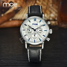 D’origine MCE Hommes Mécanique Montres Hommes Marque De Luxe Étanche bracelet en cuir D’affaires Automatique Montres Pour Hommes 269