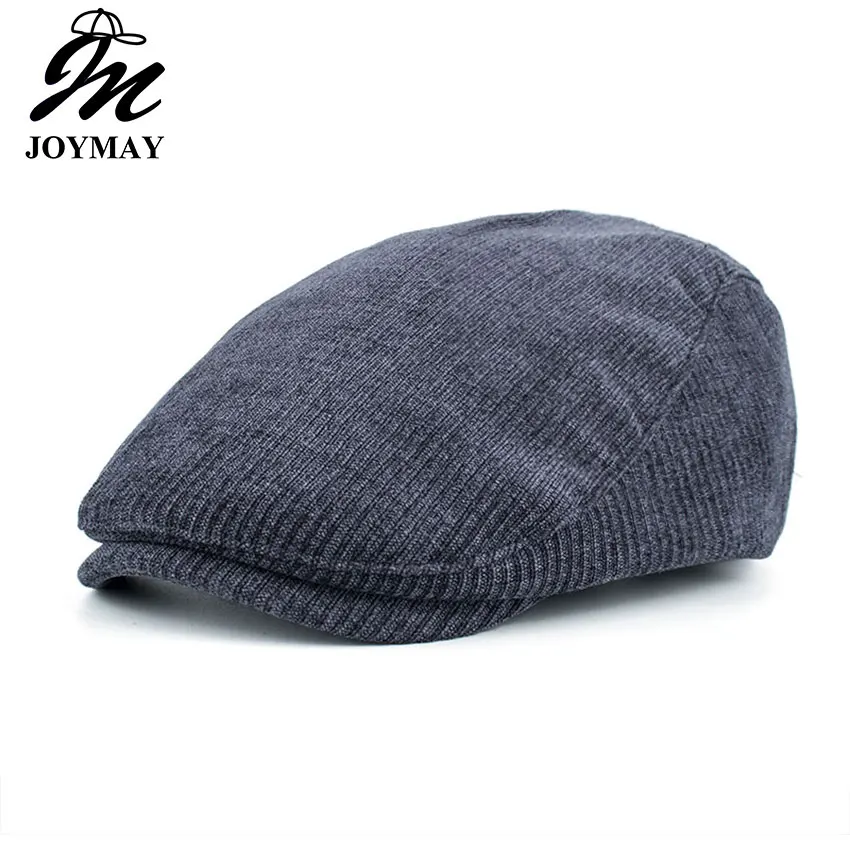 

JOYMAY New Winter Cotton Berets Caps For Men Casual Peaked Caps Berets Hats Casquette Cap Y034