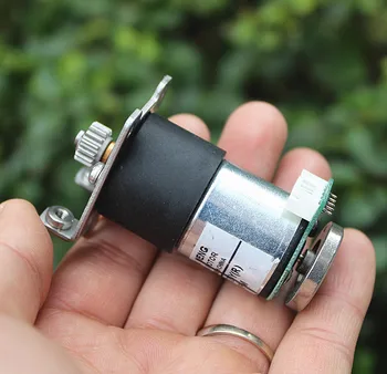

All-metal gear DC12v gear motor with encoder, encoder speed, trolley, robot