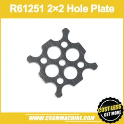 R61251 2*2 отверстие пластина/Роберт основной корпус пластина/2 мм толщина пластина/бесплатная доставка