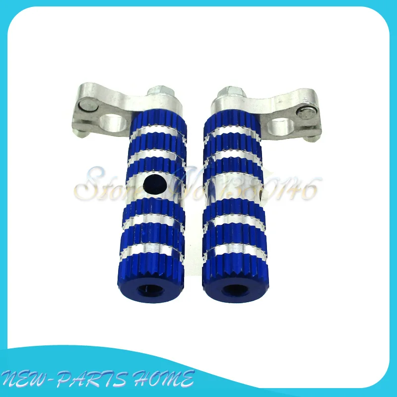 Blue Racing Footpegs Foot Rest Pegs Fit 47cc 49cc Mini Moto Pocket Bike