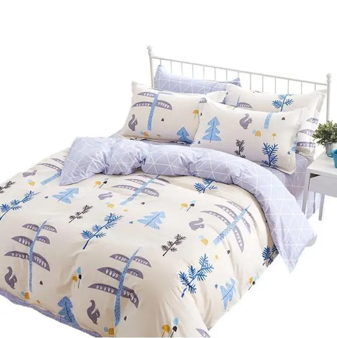 

Home Textile Combed Cotton High-density Comfort Kit Sheet Quilt Pillowcase